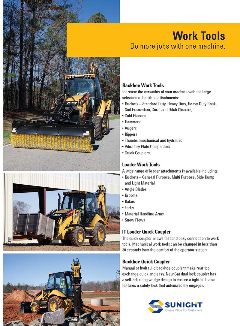 CAT backhoe 420F