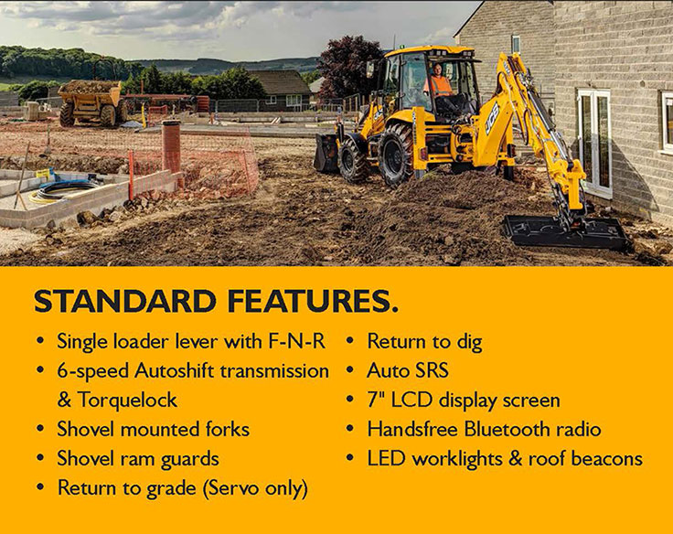 JCB Backhoe data