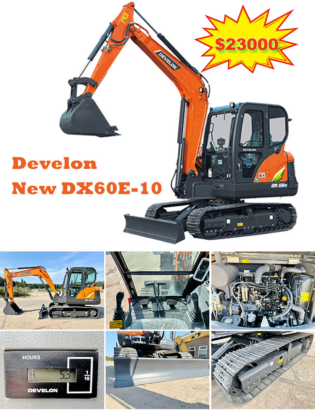 develon DX60E excavator