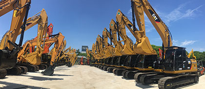 used excavator