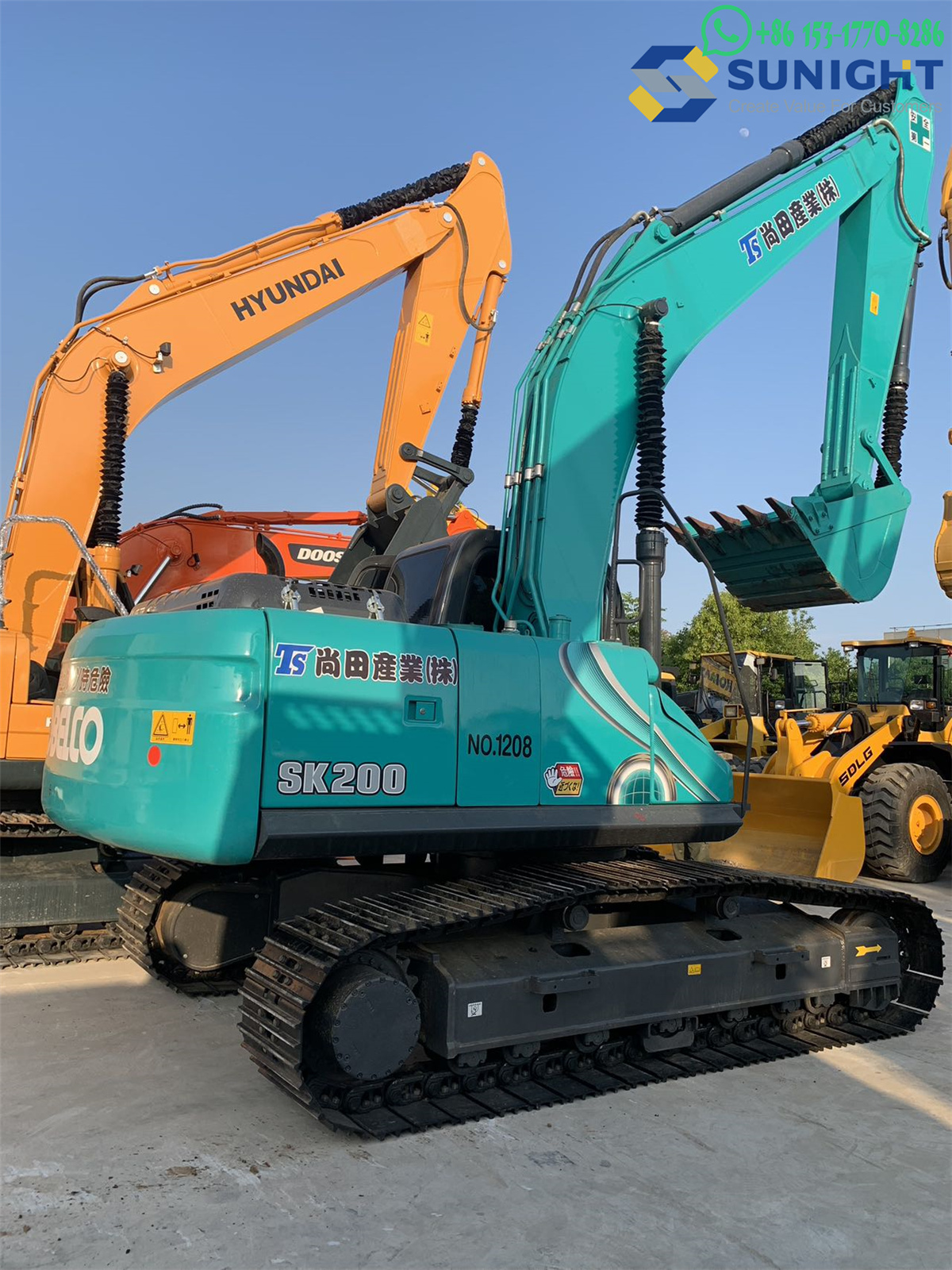 used excavator SK200-8