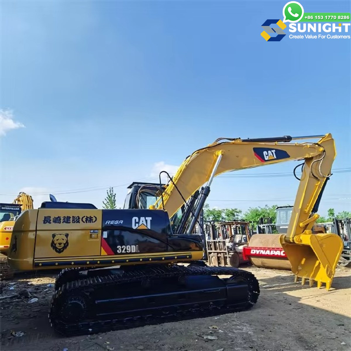 used excavator 329D2 pictures