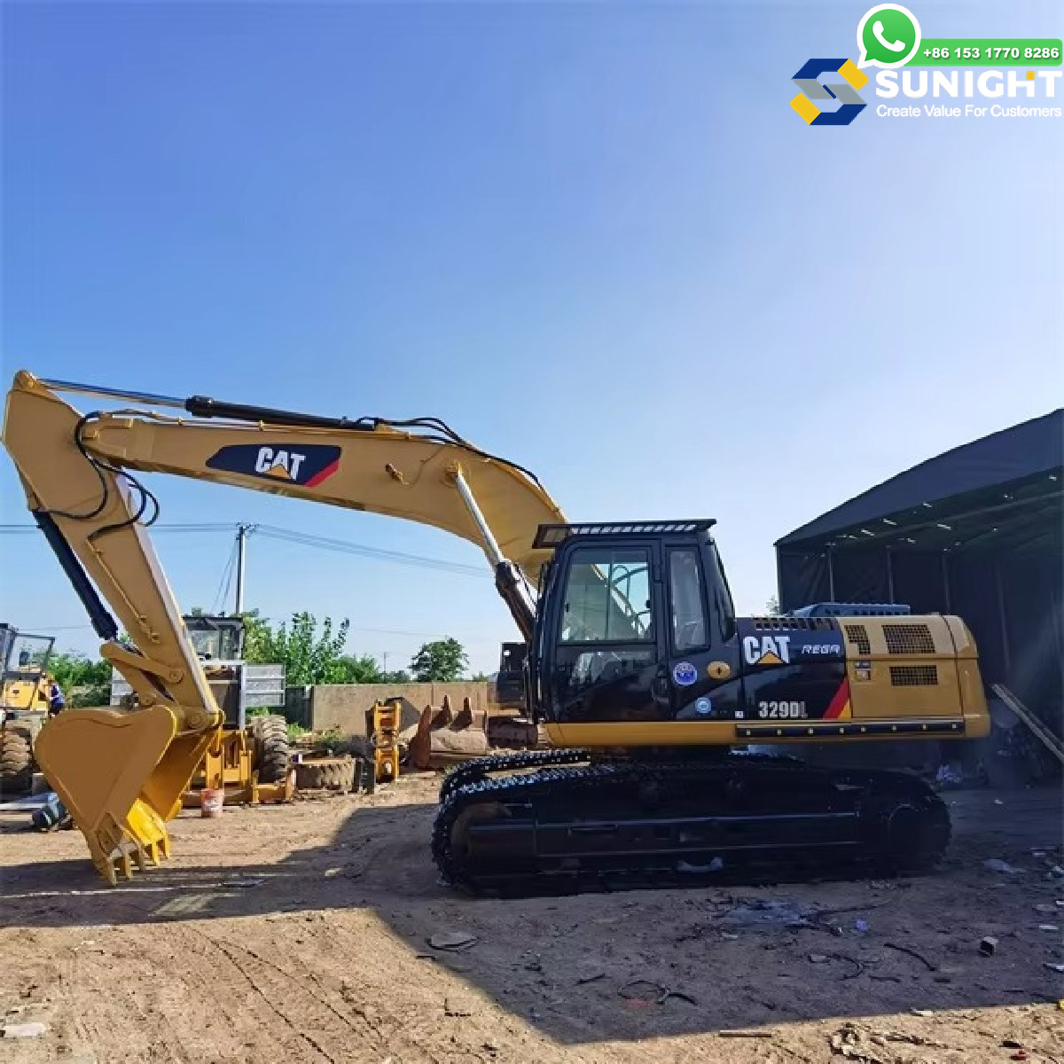 used excavator 329D2