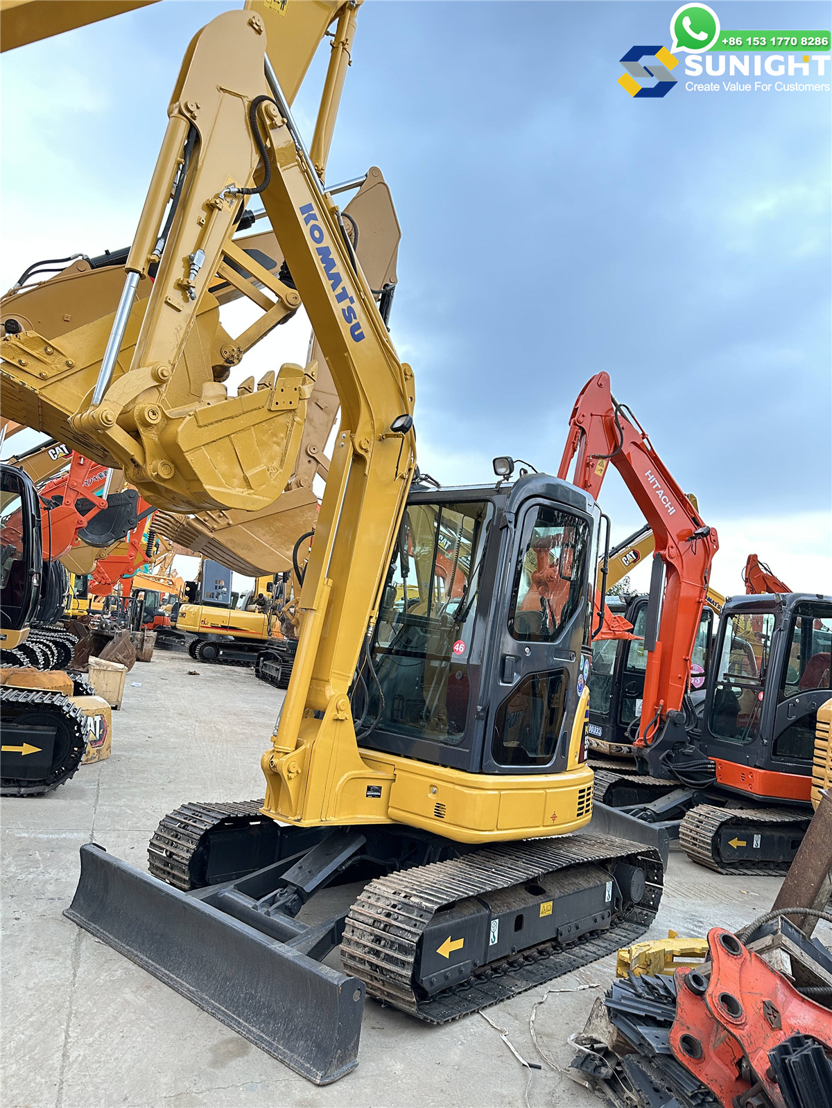 used excavator PC55MR pictures