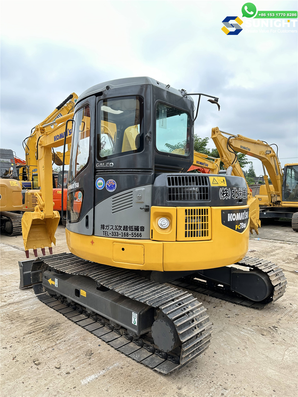 used excavator PC78US