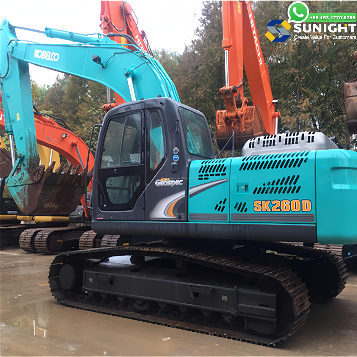 used excavator SK260D