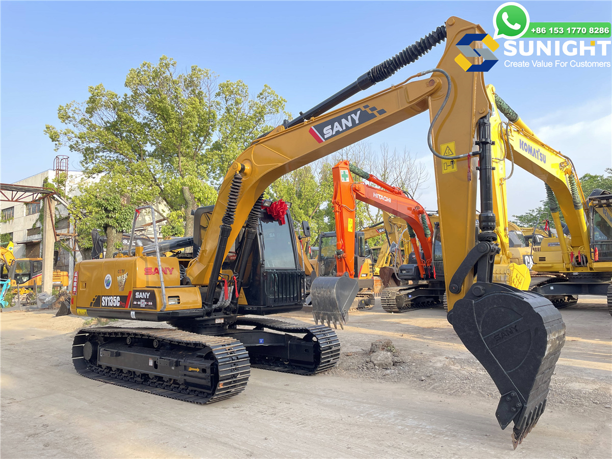 used excavator SY135C main parts