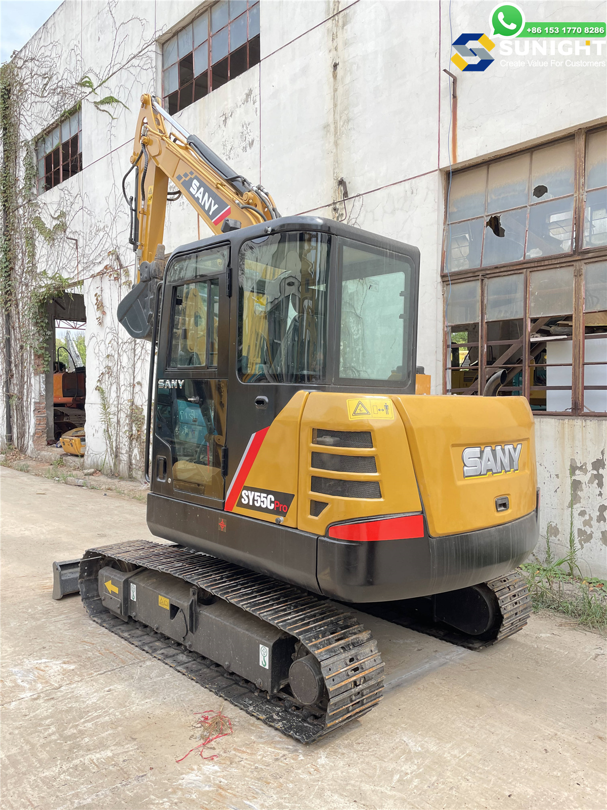 used excavator SY55C