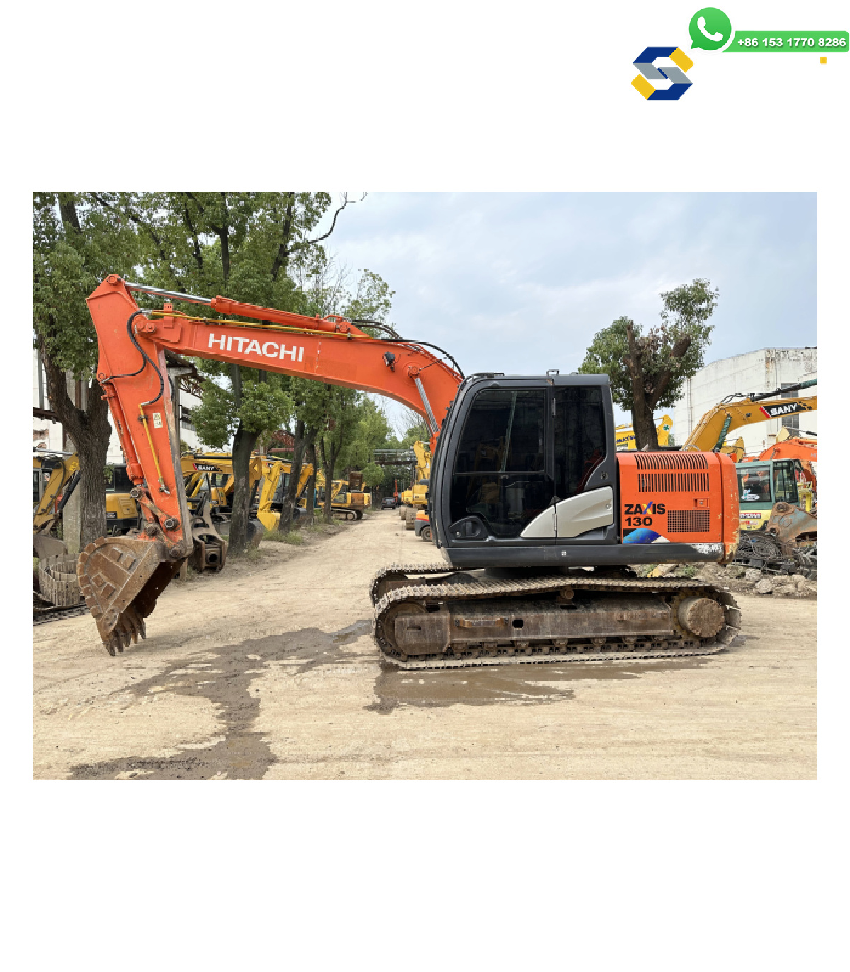 used excavator ZX130