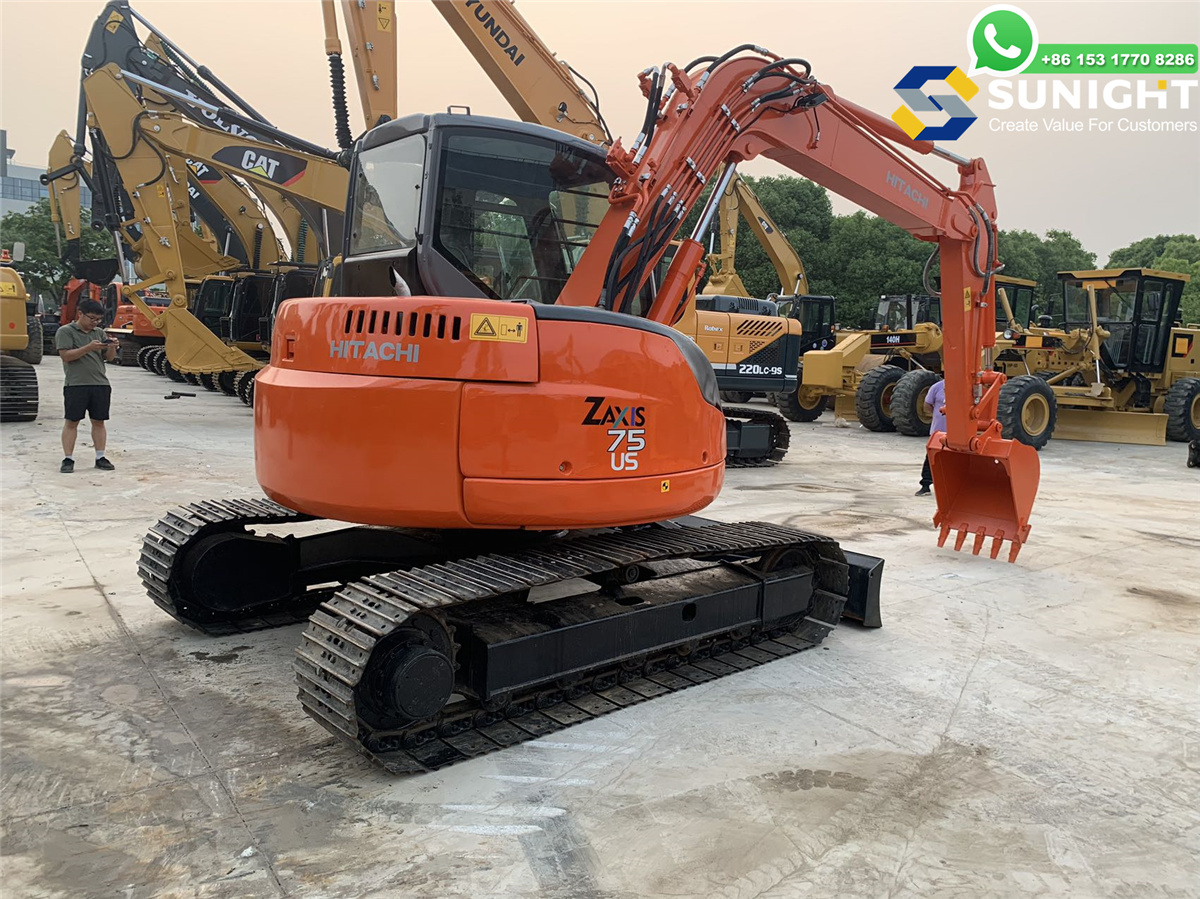 used excavator ZX75