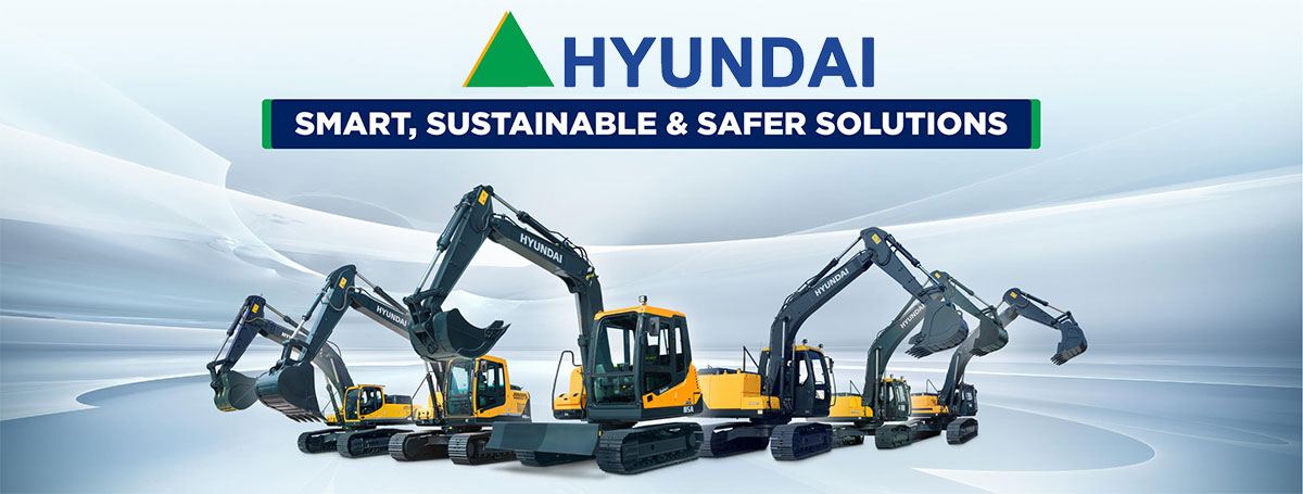 Hyundai Excavator banner