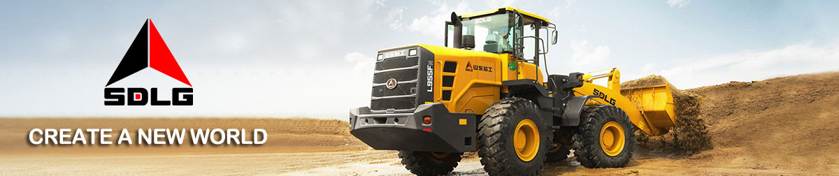 SDLG wheel loader banner