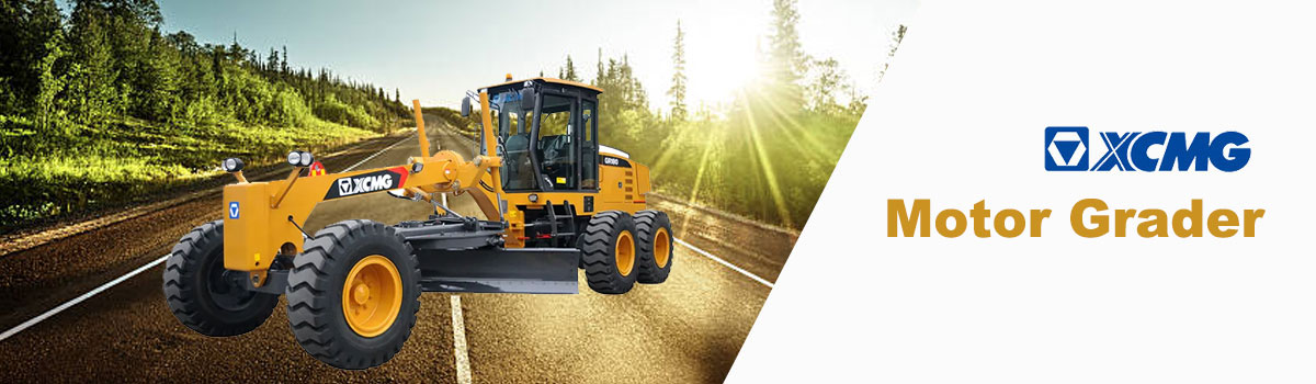 XCMG motor grader banner