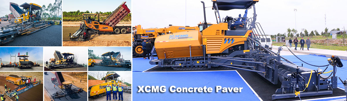 XCMG Concrete Paver banner