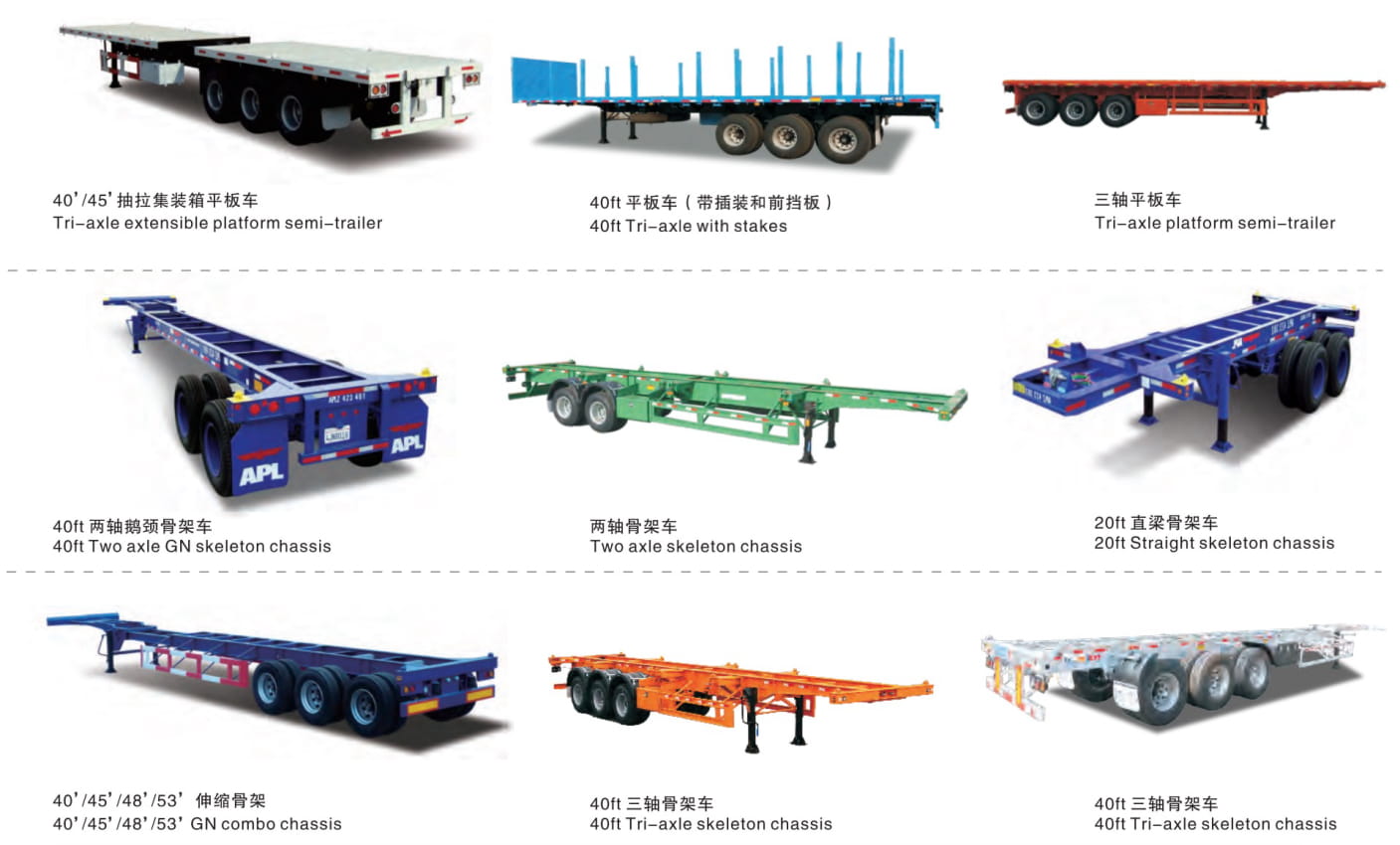 Flatbed Semi Trailer