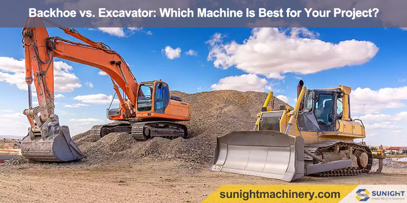 Which Machine Is Best for Your Construction Project? Backhoe vs. Excavator