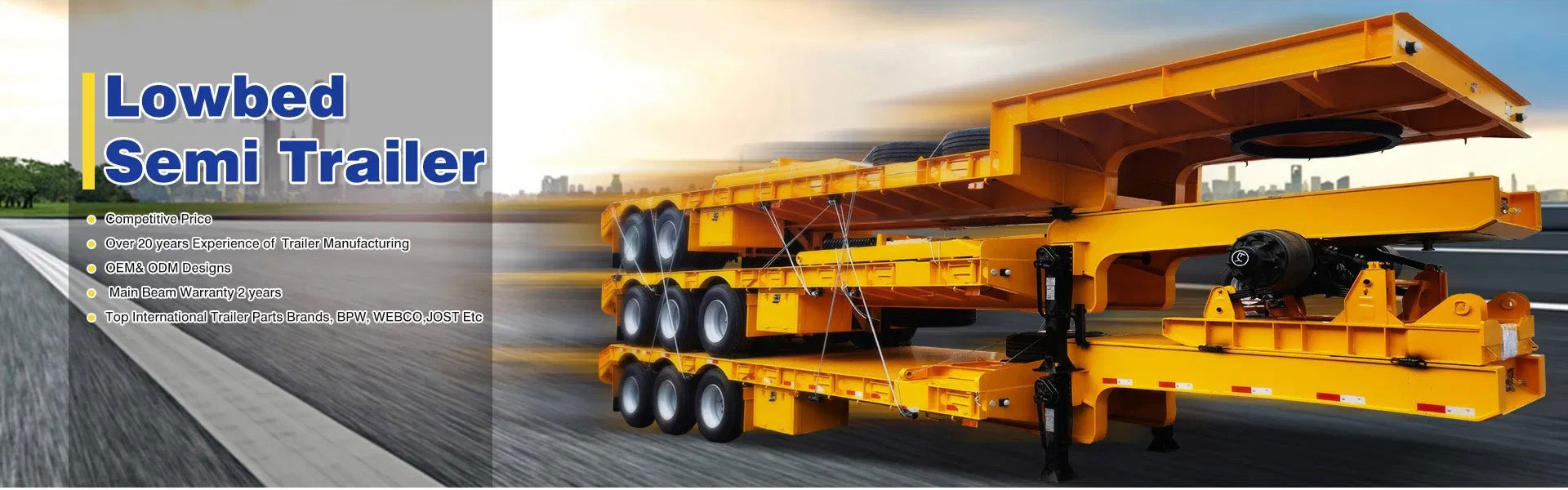 Lowbed trailer